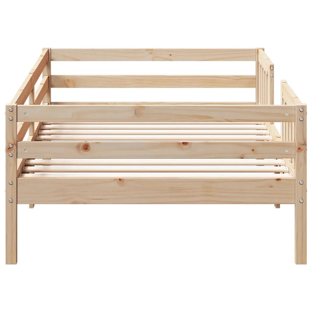 Letto senza Materasso 75x190 cm in Legno Massello Pino