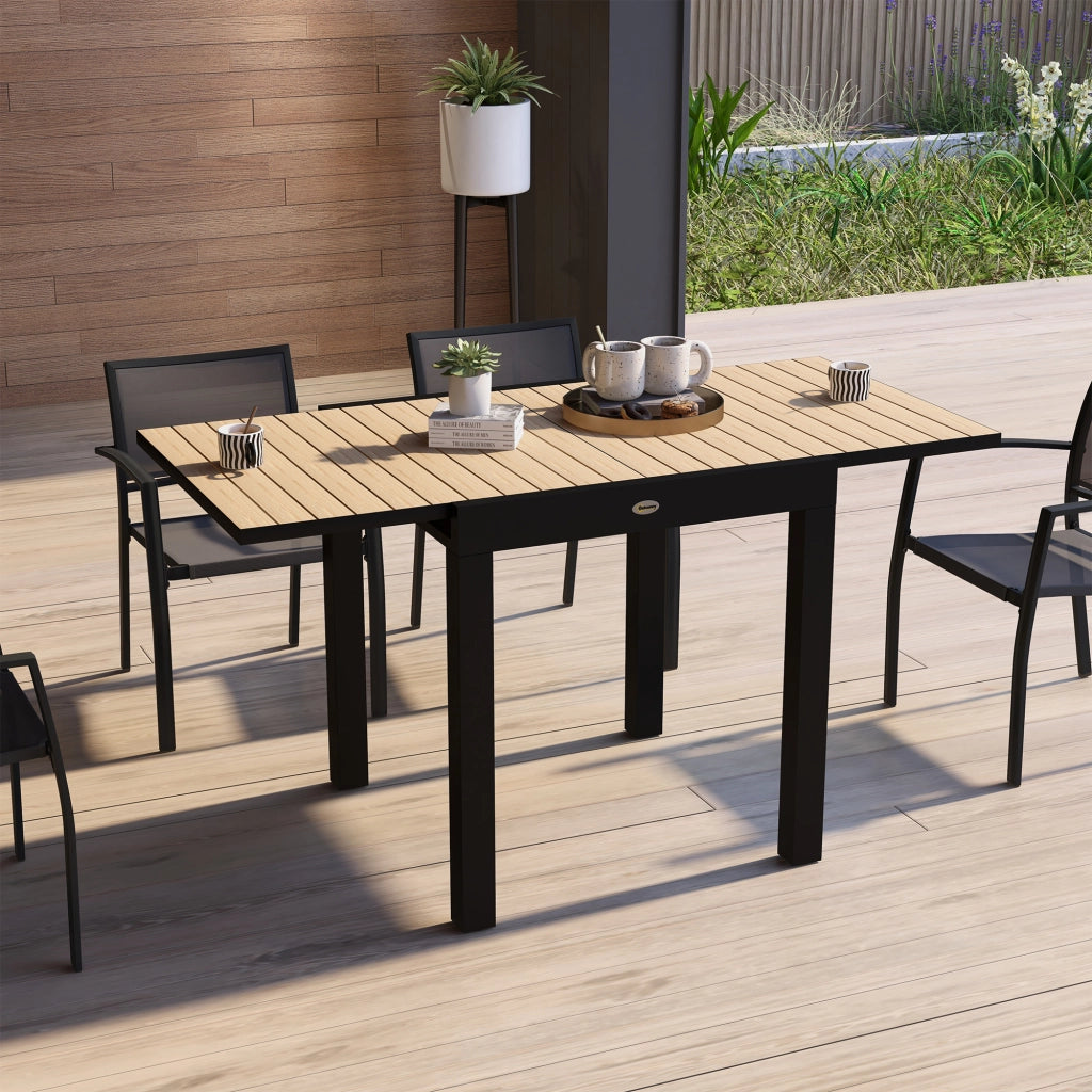 Tavolo da Giardino ¨C zephmum ¨C 162x80x75 cm Giallo