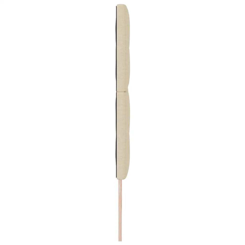 Testiera regolabile in altezza Crema 200 cm Tessuto 3337865