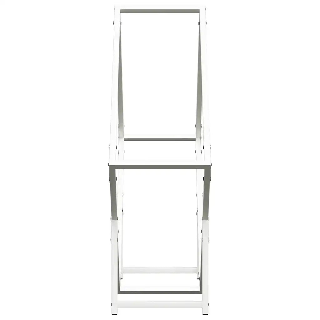 Rastrelliera per Legna da Ardere Bianca 80x25x80 cm CFW5997521