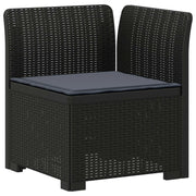 Divano da Giardino 5 Posti con Cuscini Stile Rattan PP 3443893