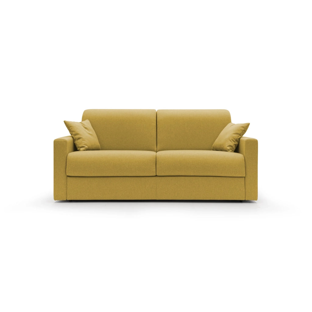 Chris Divano letto matrimoniale tessuto impermeabile 206 cm giallo