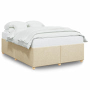 Letto matrimoniale | Letto per adulti | Giroletto senza Materasso Crema 160x200 cm in Tessuto