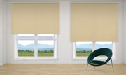 VIEWTEX Tenda a rullo traslucida L2000 Madreperla Arancione 135 X 190cm - Made in Europe - 5 anni di garanzia
