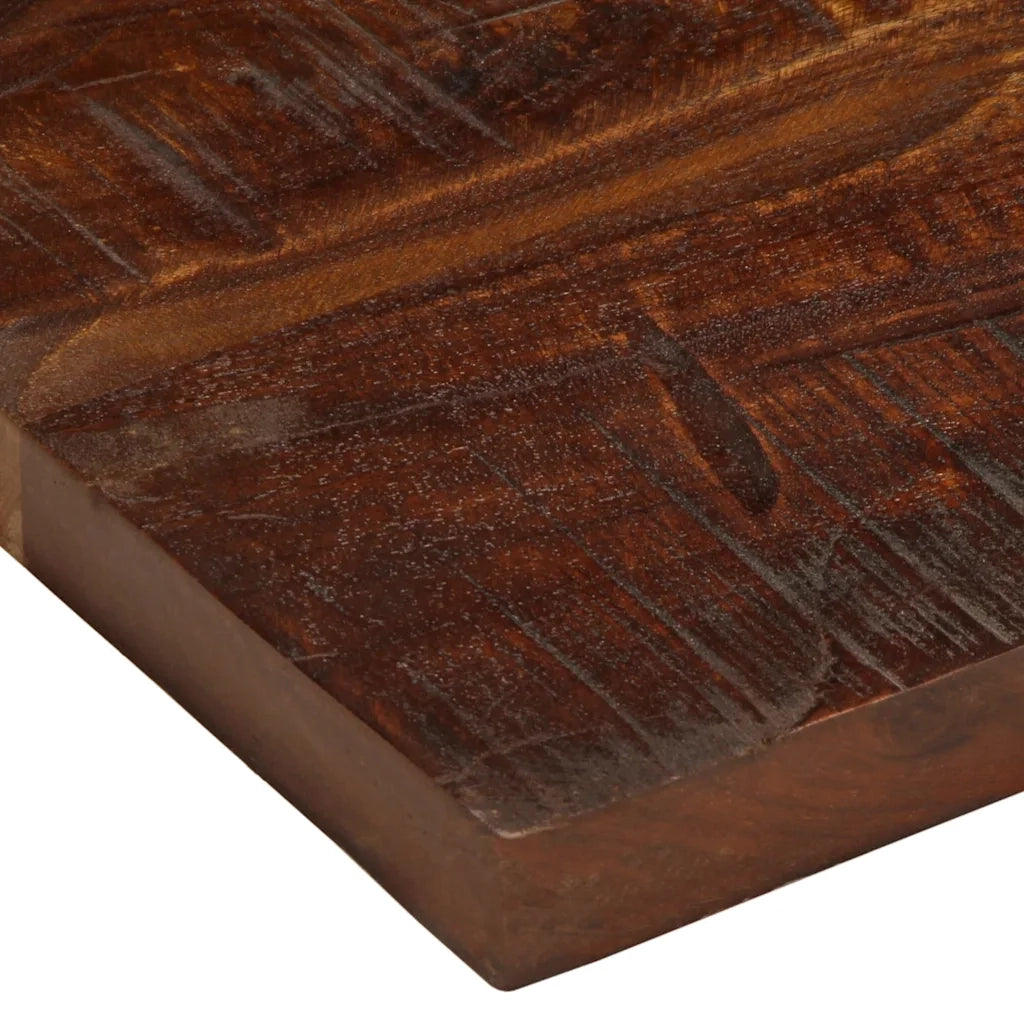 Piano Tavolo 50x40x3,8 cm Rettangolare in Massello di Recupero 371239