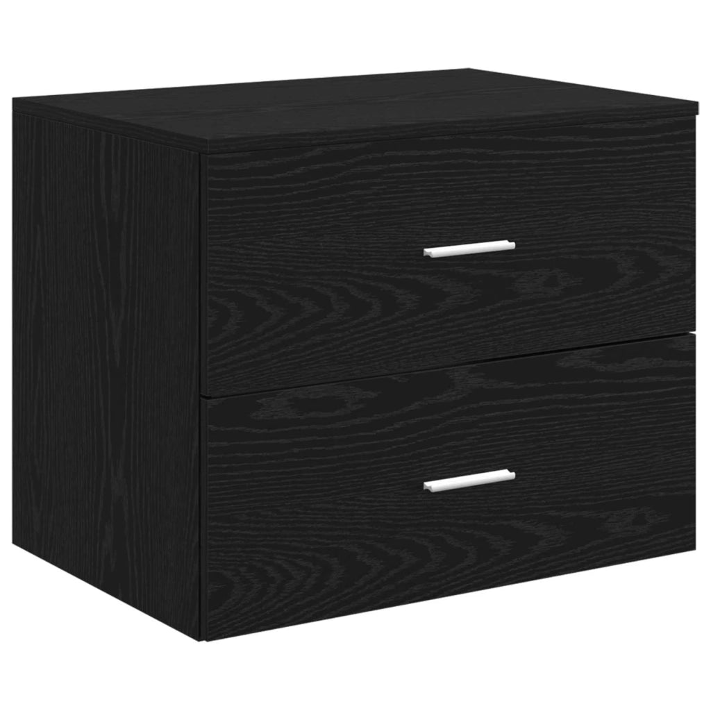 Set di mobili per il bagno Rovere Nero Legno ingegnerizzato 3404391