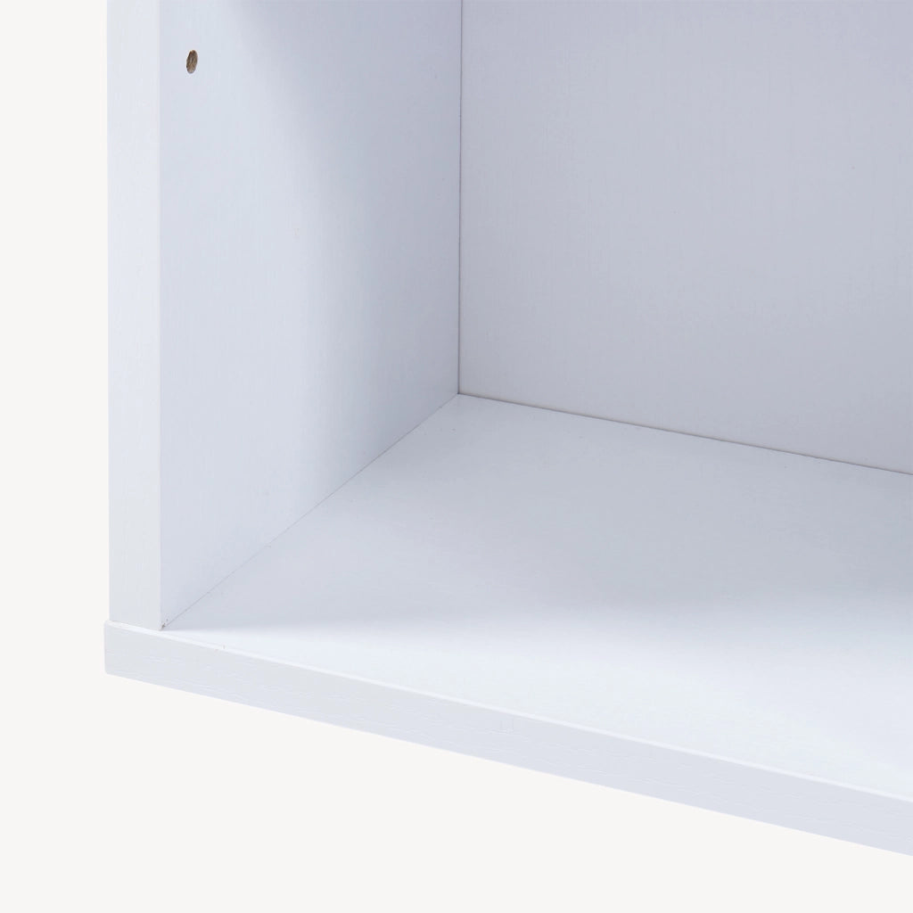 Scaffale a Colonna Tynset con 10 Scomparti per CD DVD 187x20x17 cm Bianco [en.casa]