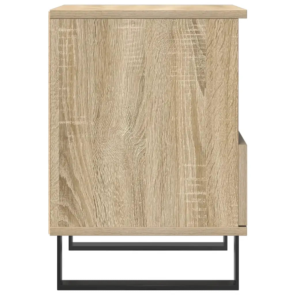 Comodini 2pz Rovere Sonoma 40x35x50 cm in Legno Multistrato 830643