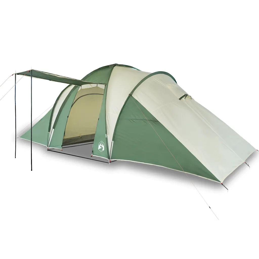 Tenda da Campeggio a Cupola per 6 Persone Verde Impermeabile 94343