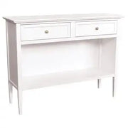 Consolle Libreria Aperta mod spillo Shabby chic bianco opaco