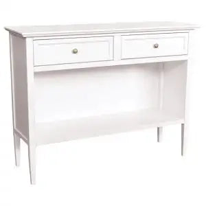Consolle Libreria Aperta mod spillo Shabby chic bianco opaco