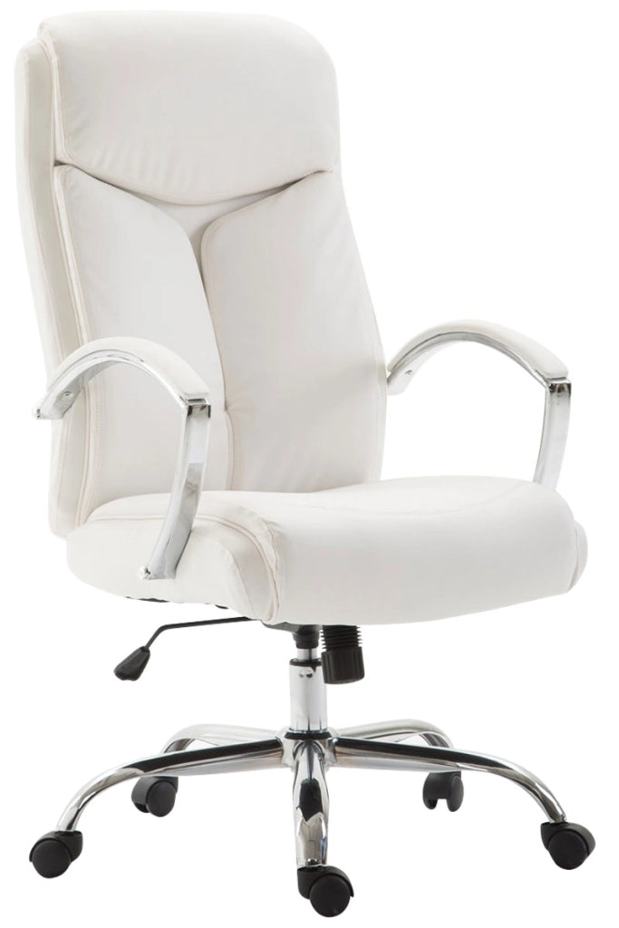 Sedia ufficio VAUD XL in similpelle bianco