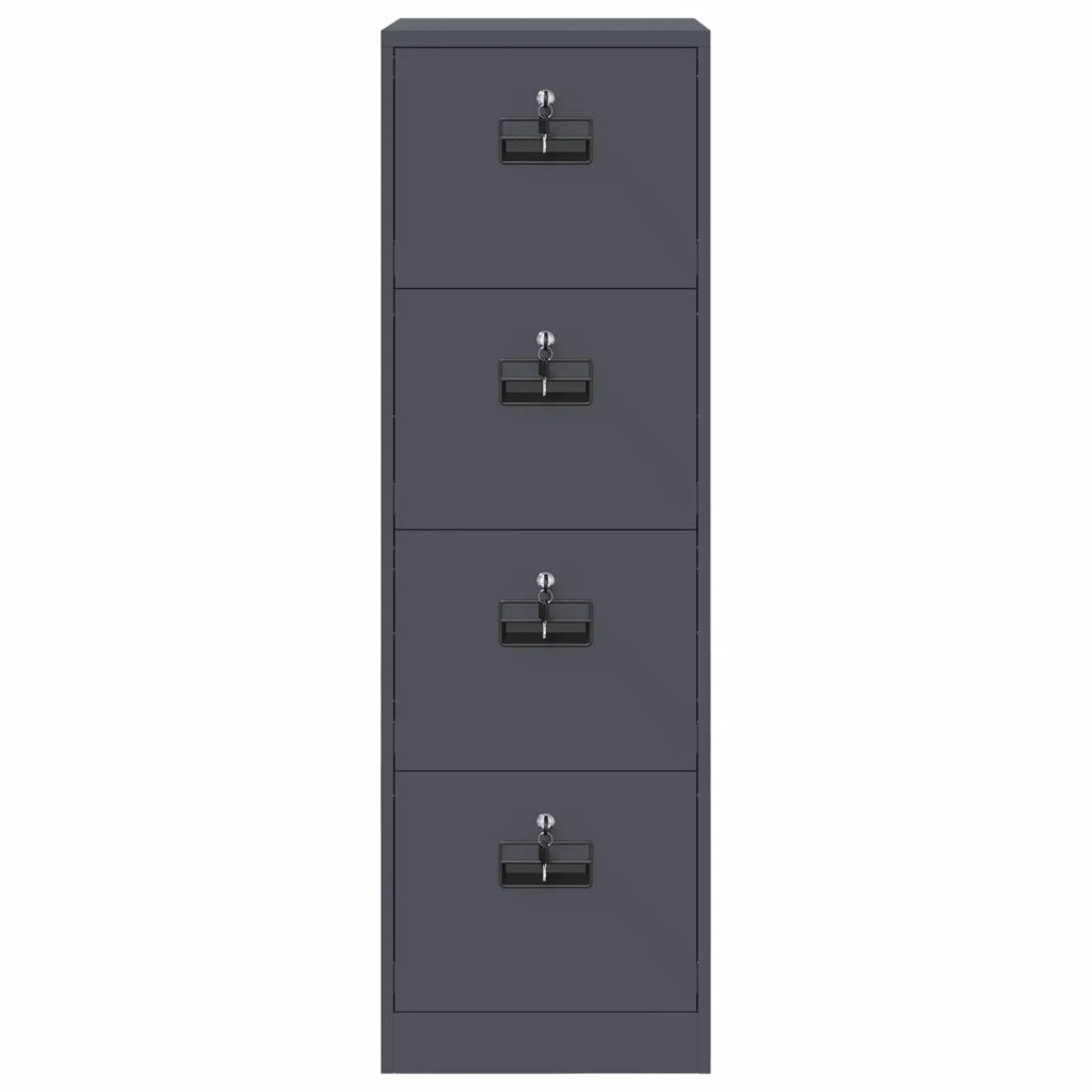 Armadio per File con cassetto 2 pcs Antracite 44 x 50 x 139 cm 3406156