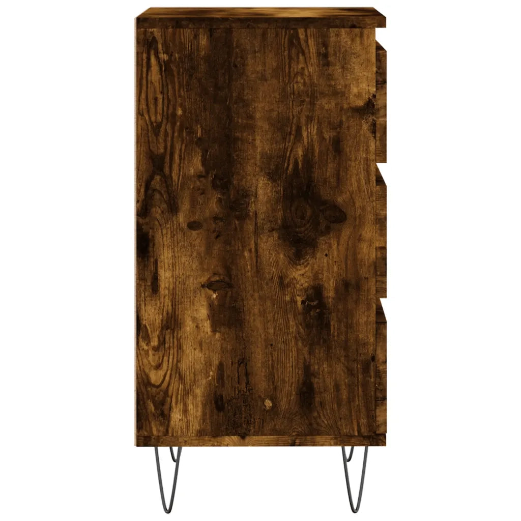 Credenza | Madia | Buffet da pranzo | Armadio da pranzo Rovere Fumo 40x35x70 cm in Legno Multistrato