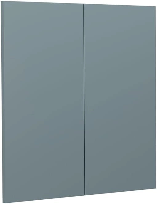 Frontale cucina R-Line, Grigio-blu, 39.6 x 70.4 cm frontale del mobile per mobile base con cassetti, adatto per armadi da cucina R-Line per un montaggio semplice