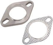 Sistema di connessione per scarico - 2 pollici - 2 viti - Acciaio inossidabile - Alta resistenza a temperature - Aderenza forte - Kit di guarnizione per scarico