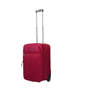 Valigia trolley 40x20x55 cm, rosso, poliestere, ruote, maniglie Ravizzoni Nariti