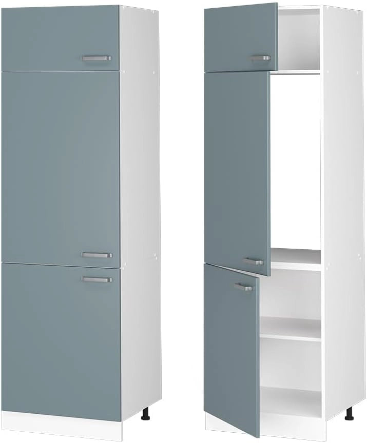 Armadio frigorifero R-Line, Grigio-blu, 60 cm, per la libera combinazione all'interno di sistemi cucina modulari