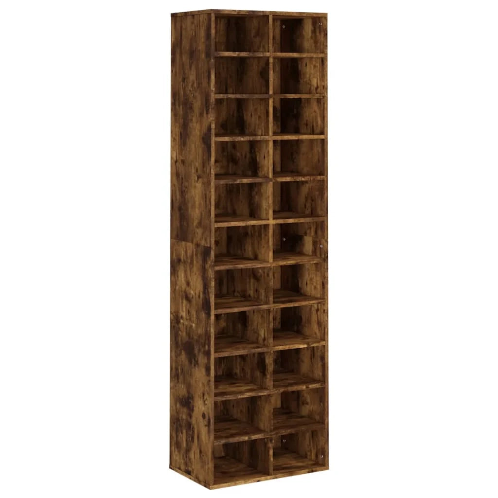 Scarpiera 54 x 34 x 183 cm in legno ingegnerizzato marrone 02_0043398