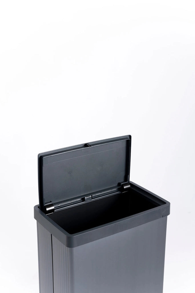 Pattumiera Alta 54L Keter Verto High 43,5x26,5x68,7 cm in Plastica Blu Perla