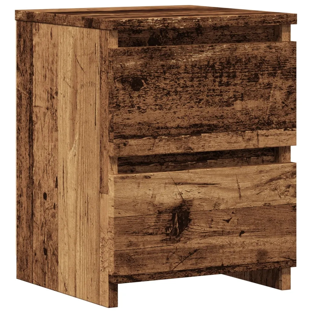 Comodino Legno Antico 30x30x40 cm in Legno Multistrato 855846