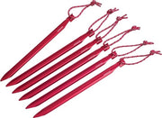 8 stecchi per tenda in acciaio inox martensitico 420J2 temprato - ideali per terreni duri - R-20-8P