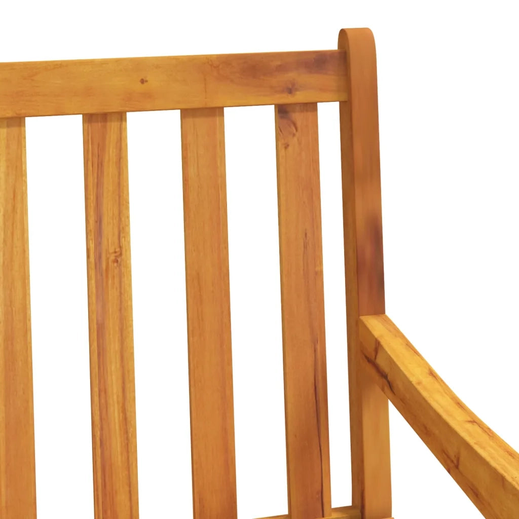 Sedie da Giardino 2 pz | Sedie da Esterno in Legno Massello d'Acacia