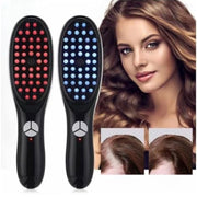 Trade Shop - Spazzola Elettrica Vibrante Led Vapore Multifunzionale Per Crescita Capelli Massaggiatore -