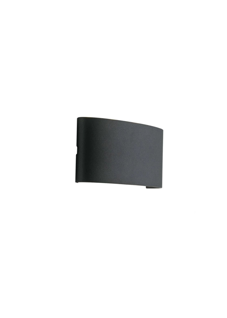 APPLIQUE BIEMISSIONE LED BEETLE ANTRACITE 6W 600LM CCT 3000K / 4000K IP54 17X8X4CM
