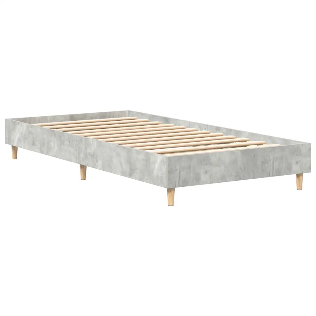 Struttura del letto Grigio cemento 203 x 93 x 25 cm 861051