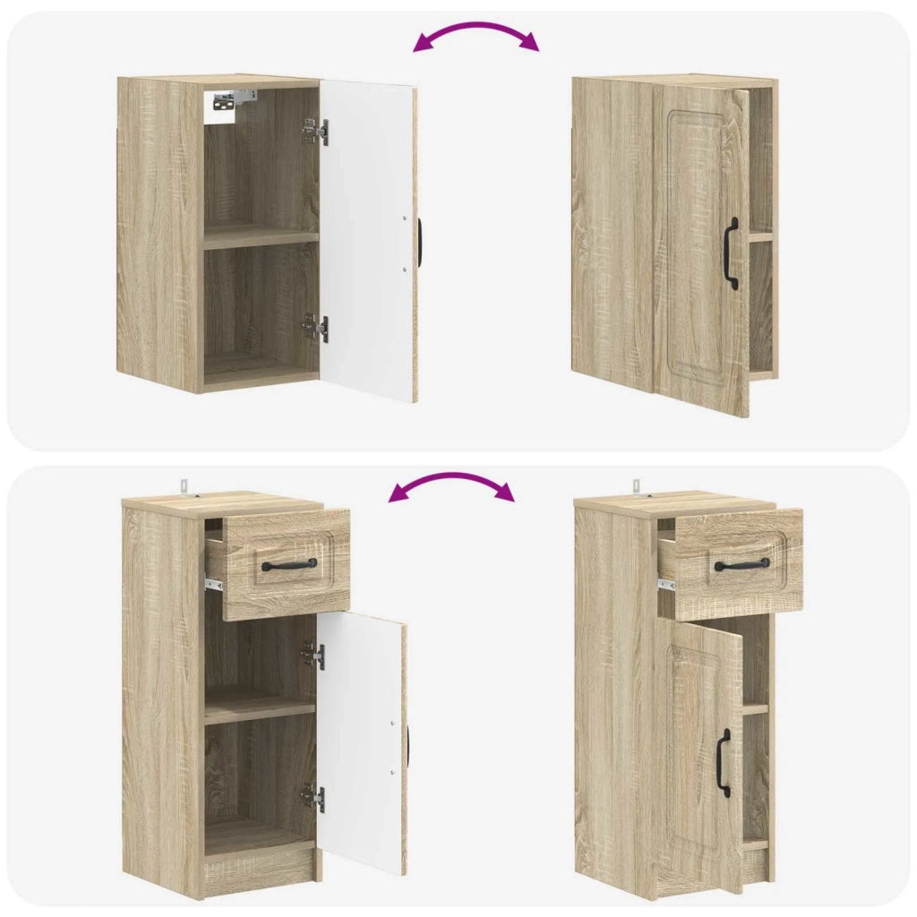 Set di Mobili da Bagno da 4 Pezzi UTRECHT Rovere Sonoma 3417974