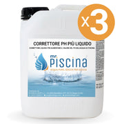 CORRETTORE PH- 15% MENO LIQUIDO per piscina Quantità confezione: 3 confezioni