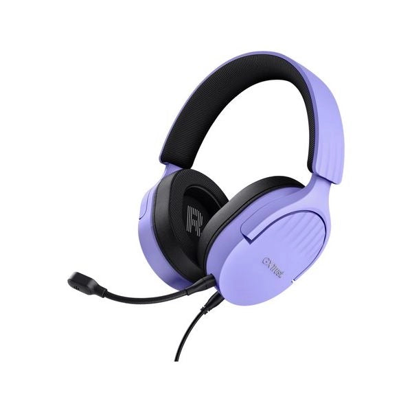 Trust gxt 489p fayzo auricolare cablato a padiglione gaming nero, viola - 25301