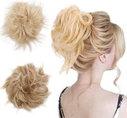 Grossa Borsa per Capelli per Creare un Bun Voluminoso e Disordinato e un Updo per Capelli per Signore e Ragazze