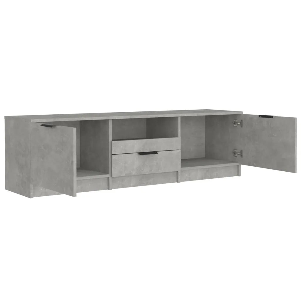 Mobile per TV Grigio Cemento 140x35x40cm Legno Multistrato 811452