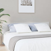 Testiera per Letto Bianca 200x1,5x80 cm in Legno Multistrato 811043