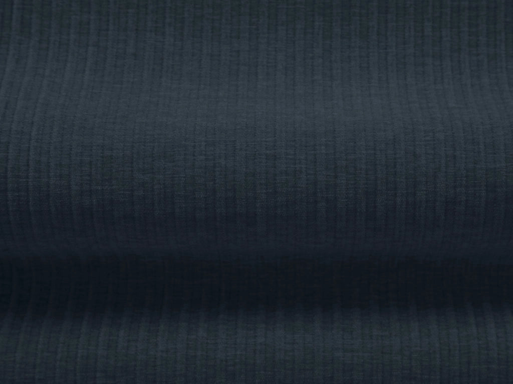 Cosmopolitan Design - Divano angolare destro "Arendal" 4 posti in ciniglia con effetto a coste blu scuro 