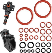 Pacco di 30 sigillanti in silicone per macchina del caffè per prevenire perdite e problemi di circolazione dell'acqua - Set di manutenzione sigillanti in silicone per valvole di vapore e valvole di miscelazione.