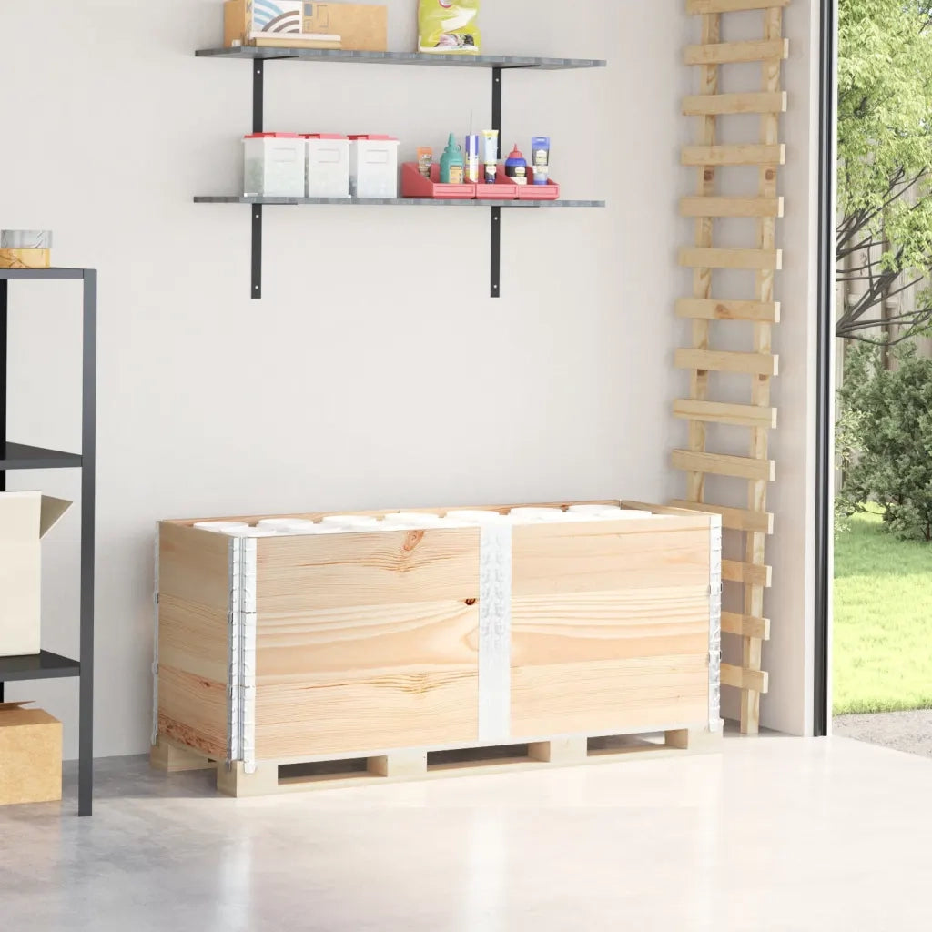 vidaXL Paretali per Pallet 3 pz 150x50 cm in Legno Massello di Pino