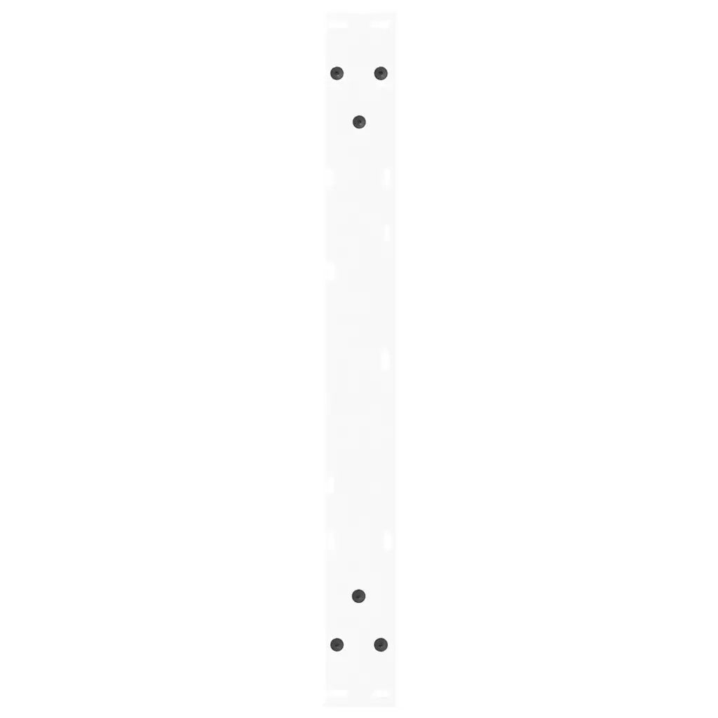 Gambe per Tavolino da Caffè a Forma di V 2 pz Bianche 60x(42-43,3) cm Acciaio 4012553