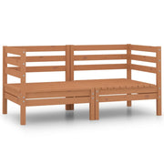 Divani angolari set da giardino 2 pezzi marrone miele legno di pino massiccio 02_0013309