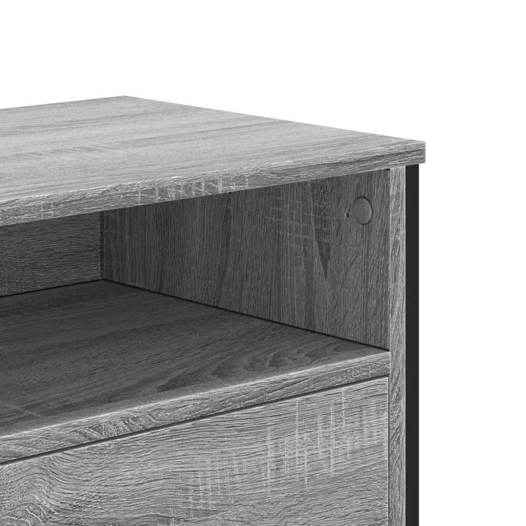 vidaXL Mobile Porta TV Grigio Sonoma 122x34x41cm in Legno Multistrato