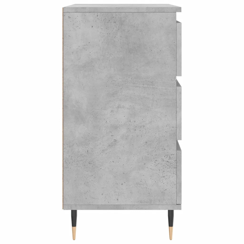 Credenza Grigio Cemento 60x35x70 cm in Legno Multistrato 827176