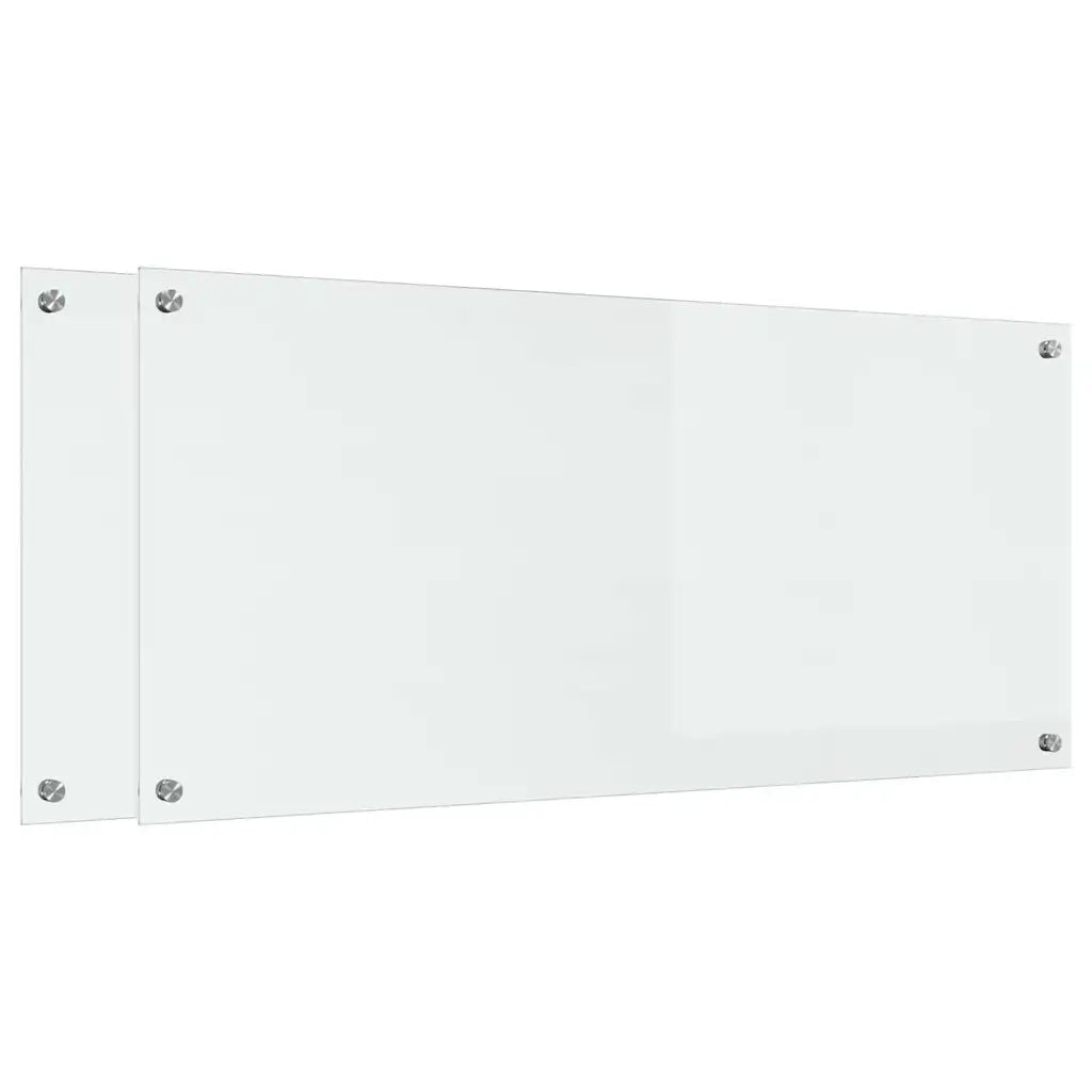 Schienale da cucina 2 pcs Trasparente 110 x 50 cm 3415489