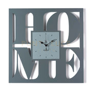 orologio da parete di design home Petrolio/verde marino in Ferro 50x50h cm