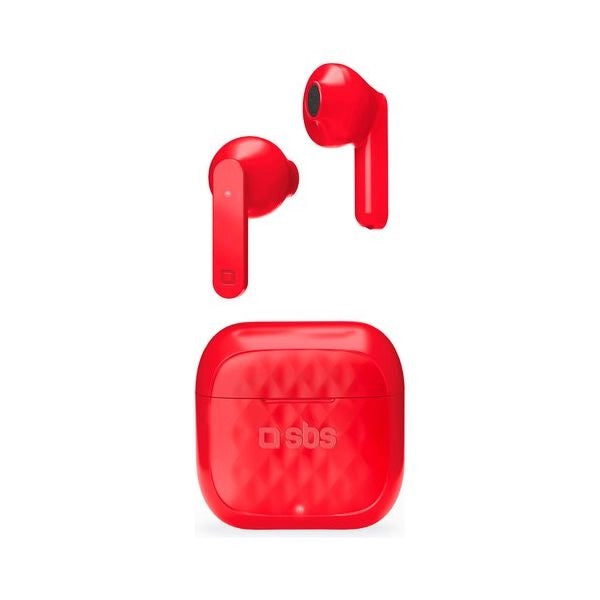 Auricolari microfono bluetooth sbs teearairfreetwsbtr air free rosso