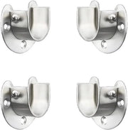 Supporti per armadi a muro 4 in pack - 25mm asta - accessori per la stanza da bagno