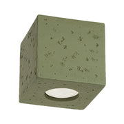 Spot soffitto industriale cemento verde GU10 Pure Lume