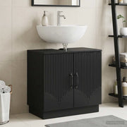 Armadio per Lavabo da Bagno HOORN Nero 59,5 x 31,5 x 56 cm 897226