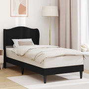Struttura del letto con testiera Nero 90 x 190 cm Similpelle 3414688